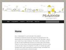 Tablet Screenshot of mcadoodleconsignment.com